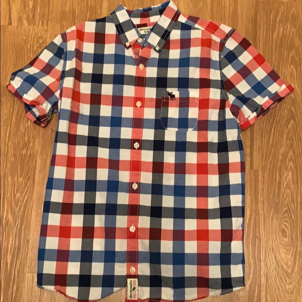 BOY’S ABERCROMBIE Short Sleeve button down shirt